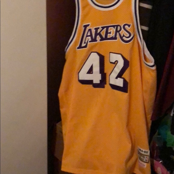 james worthy mitchell & ness jersey